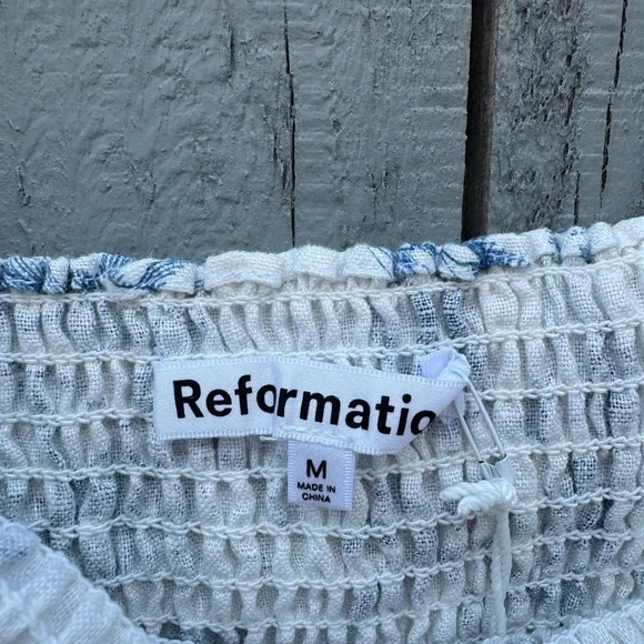 NWT Reformation Gitane linen midi dress - Picture 7 of 8